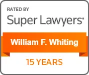 William F. Whiting badge Super Lawyers